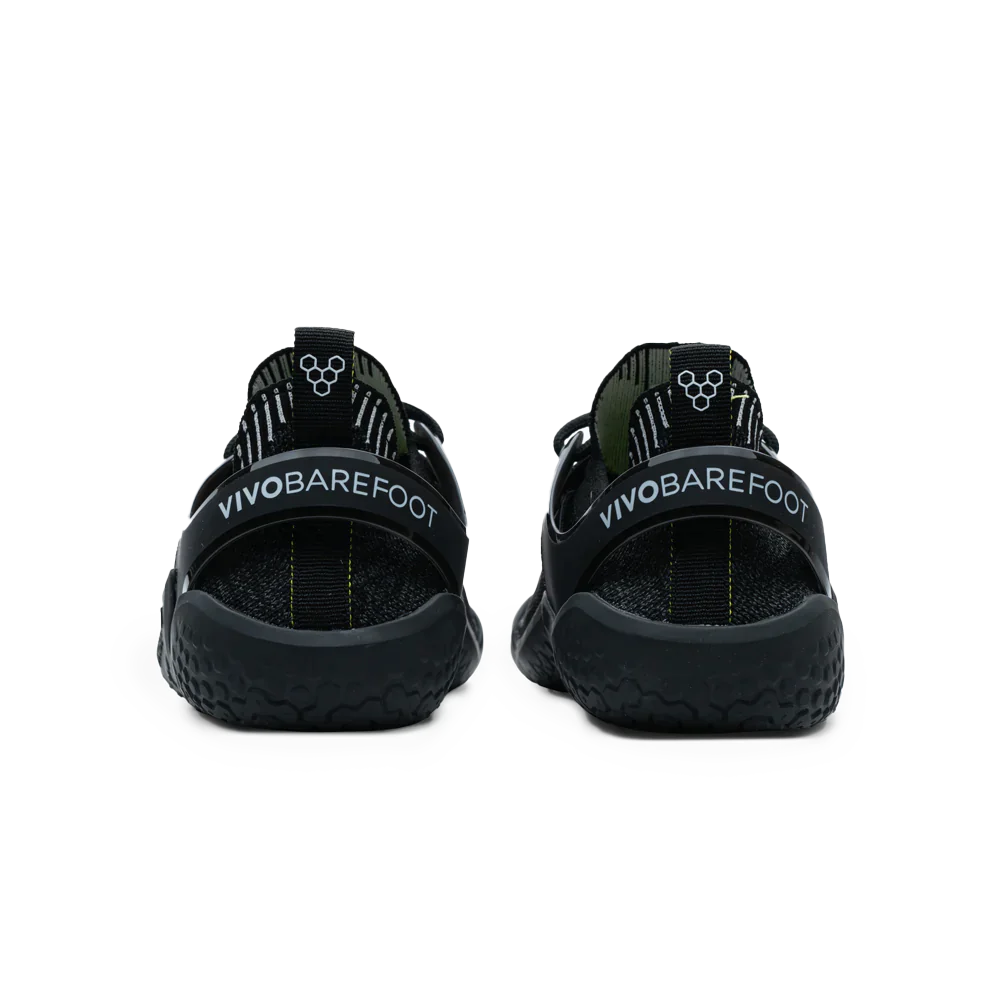 Vivobarefoot Motus Strength Women's Barefoot Shoes - Obsidian/Grey - Lightweight & Flexible for Cross Training, Gym & Outdoor Activities
