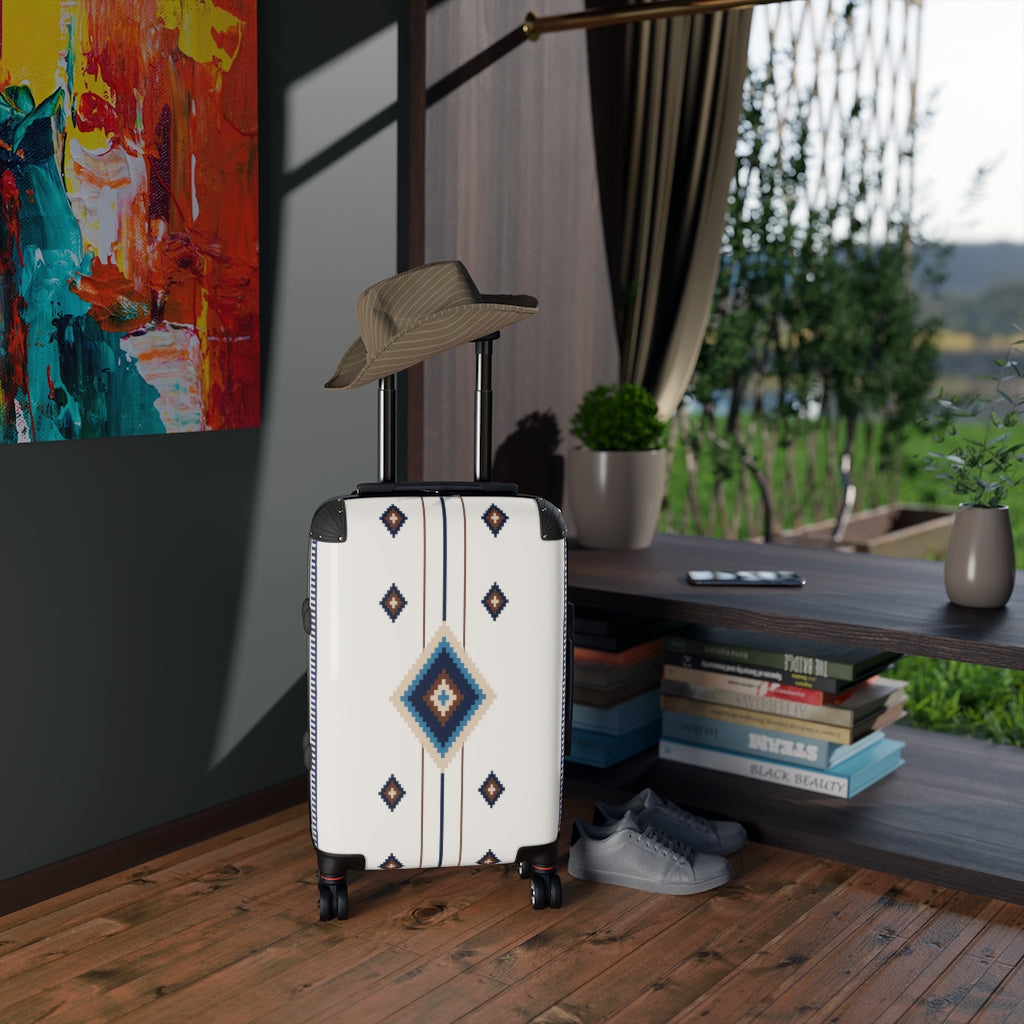 Storm Clouds Southwestern Hardshell Carry-On Cabin Suitcase - Lightweight Durable Luggage for Air Travel & Weekend Getaways