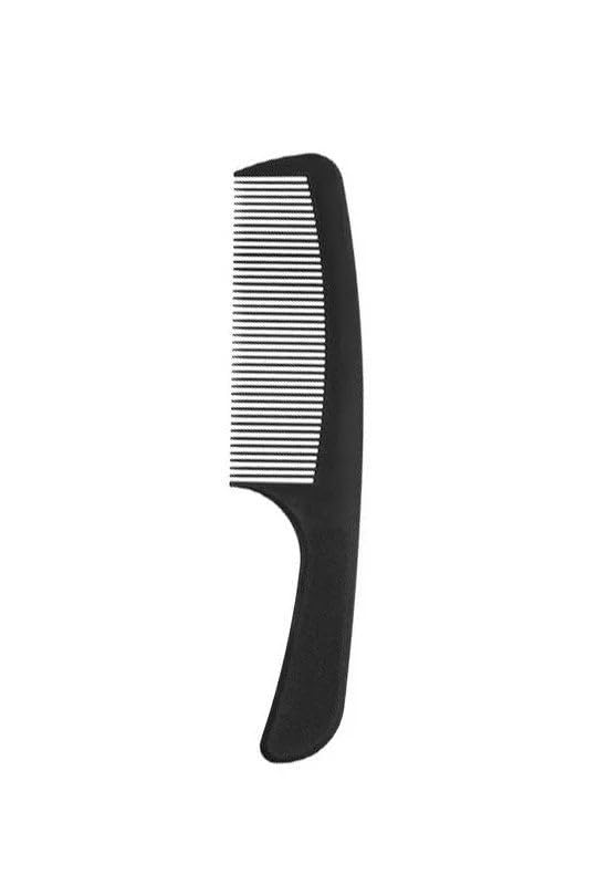 Fine Tooth Pocket Comb with Handle - Compact & Durable Hair Styling Tool for Men & Women - Perfect for Travel, Gym, or Everyday Use (Pack of 1)