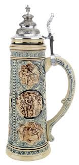 Authentic German Beer Steins - Handcrafted Limited Edition Collectible Drinking Mugs for Oktoberfest & Home Bar Decor - Perfect Gift for Beer Lovers & German Culture Enthusiasts