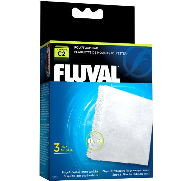 Fluval C Series Aquarium Filter Replacement Poly/Foam Pad - High Performance Mechanical Filtration for Fish Tanks, Perfect for Freshwater and Saltwater Aquariums
