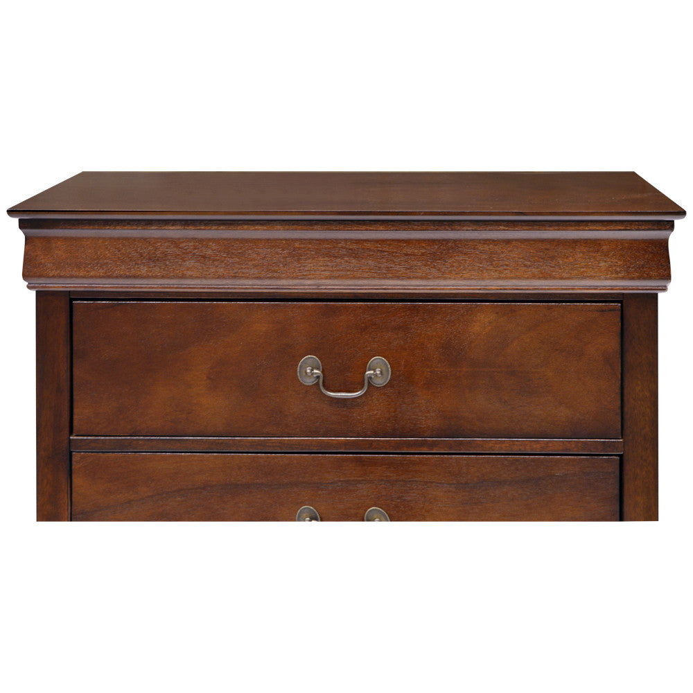 Cherry Red Wooden Storage Chest 2147 - Perfect for Home Organization, Bedroom Decor, and Toy Storage
