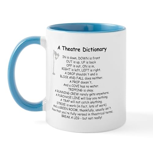 White/Blue Inside - A Theatre Dictionary Mug