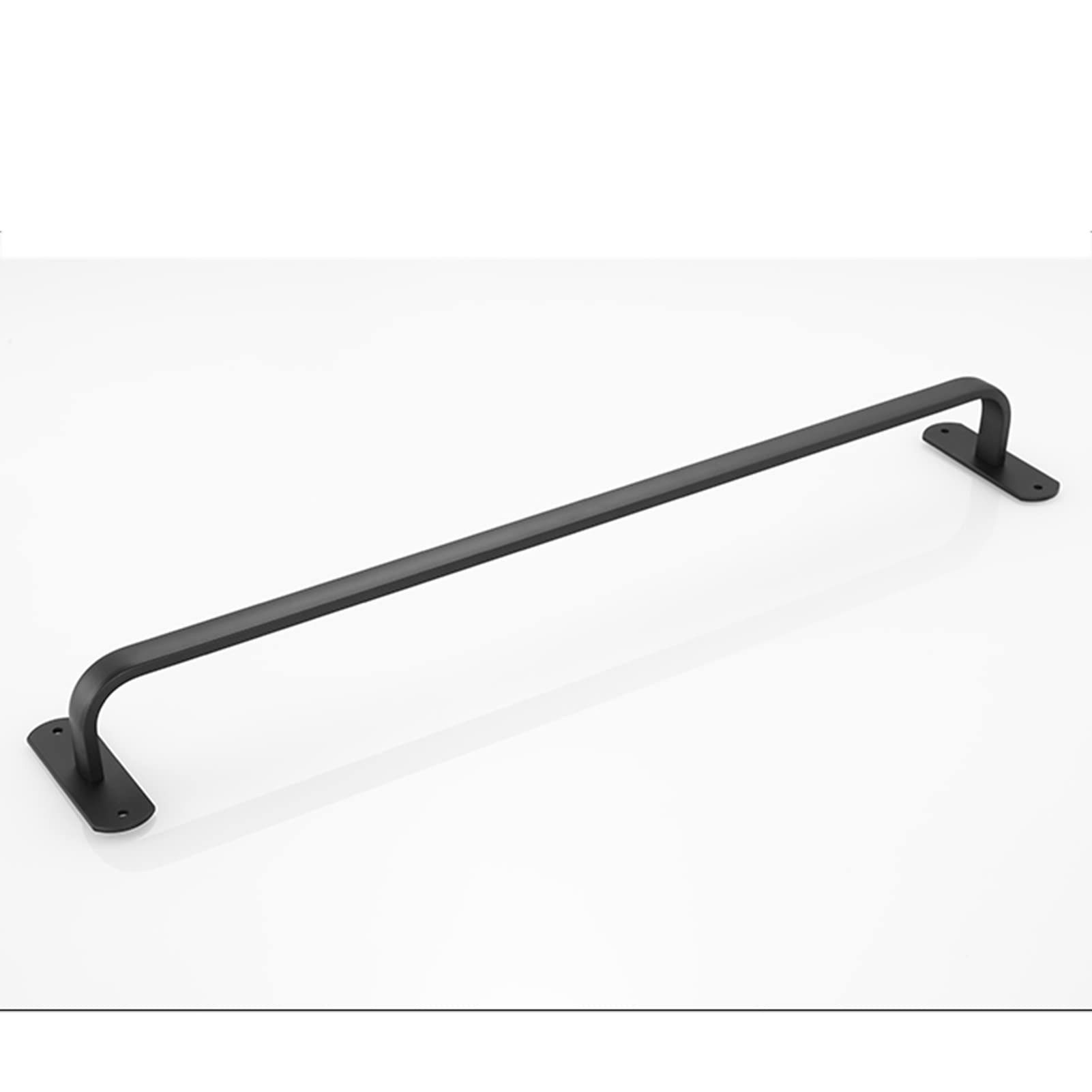 Black Space Aluminum Wall Mount Towel Bar - 30cm Single Bar Hand Towel Rack for Bathroom & Kitchen - Durable Dish Cloth Hanger & Bath Towel Holder (Perfect for Small Spaces & Modern Home Decor)