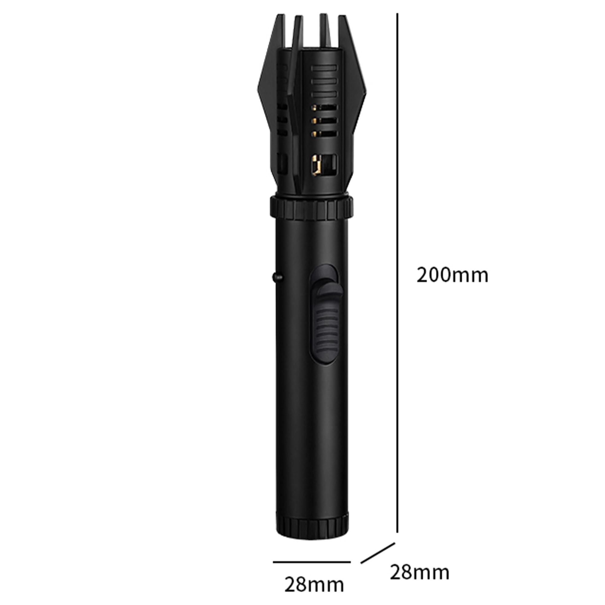 Refillable Butane Torch Lighter with Adjustable Red/Blue Flame - Windproof Jet Lighter with Safety Lock for Candles, Camping, BBQ & Baking | Perfect for Outdoor Adventures, Home Use & Gifts