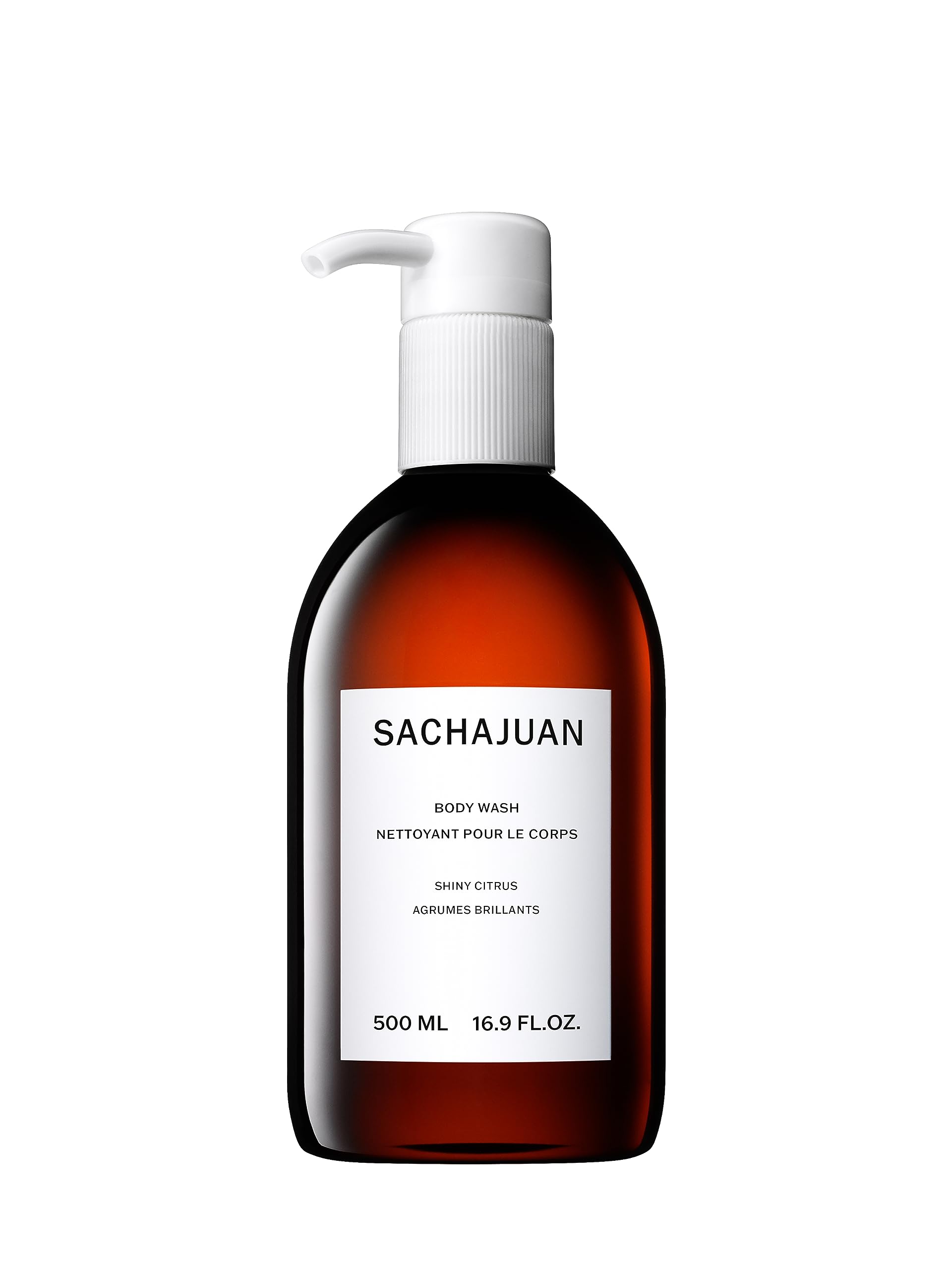 Sachajuan Shiny Citrus Body Wash for Men & Women - 16.9 oz Hydrating Shower Gel with Vitamin E - Refreshing Citrus Scent for Daily Use & Spa Days