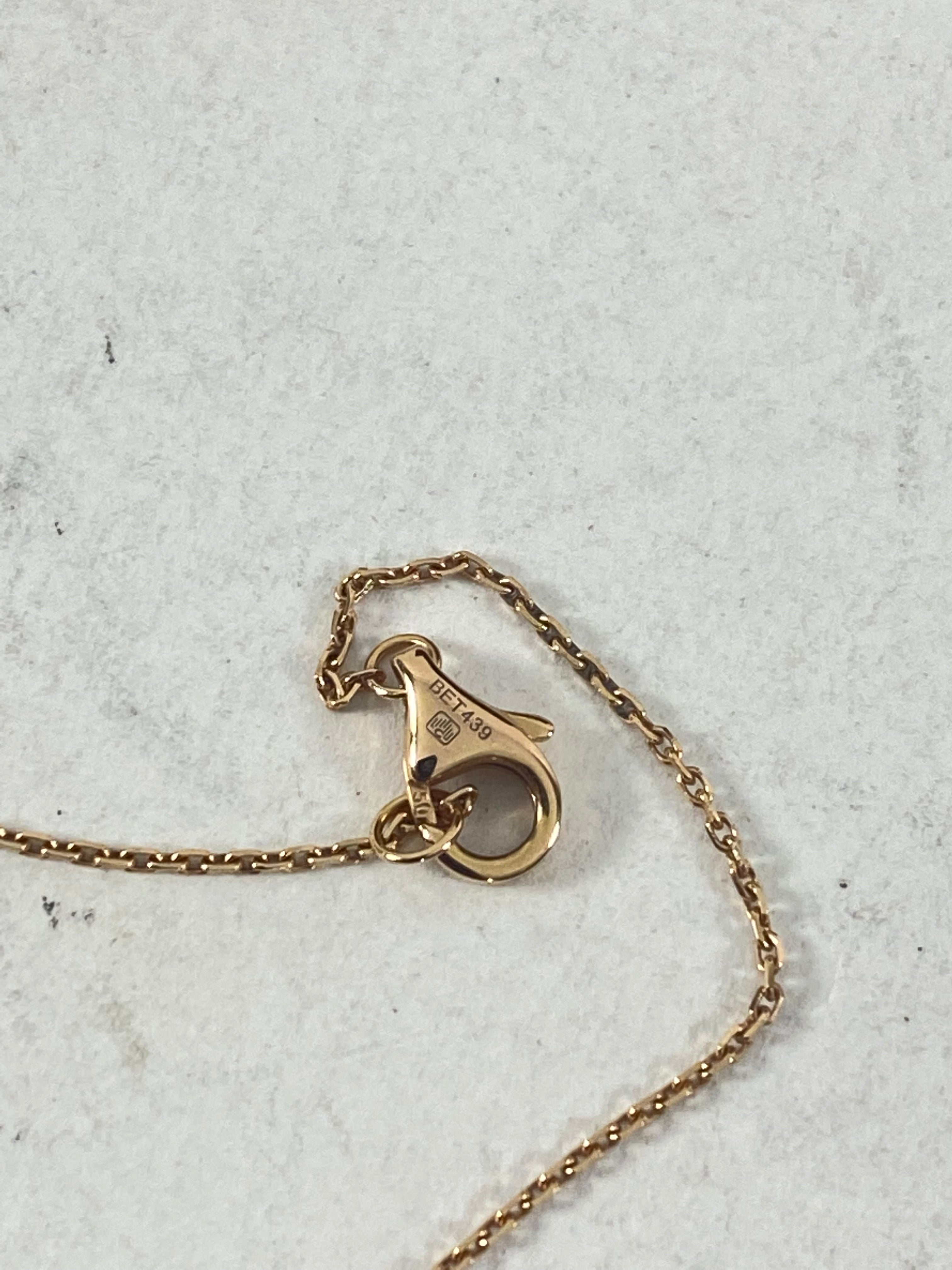 Cartier Amulette de Cartier 18k Gold Diamond & Onyx Pendant Necklace - Elegant Jewelry Gift for Women, Perfect for Weddings & Special Occasions