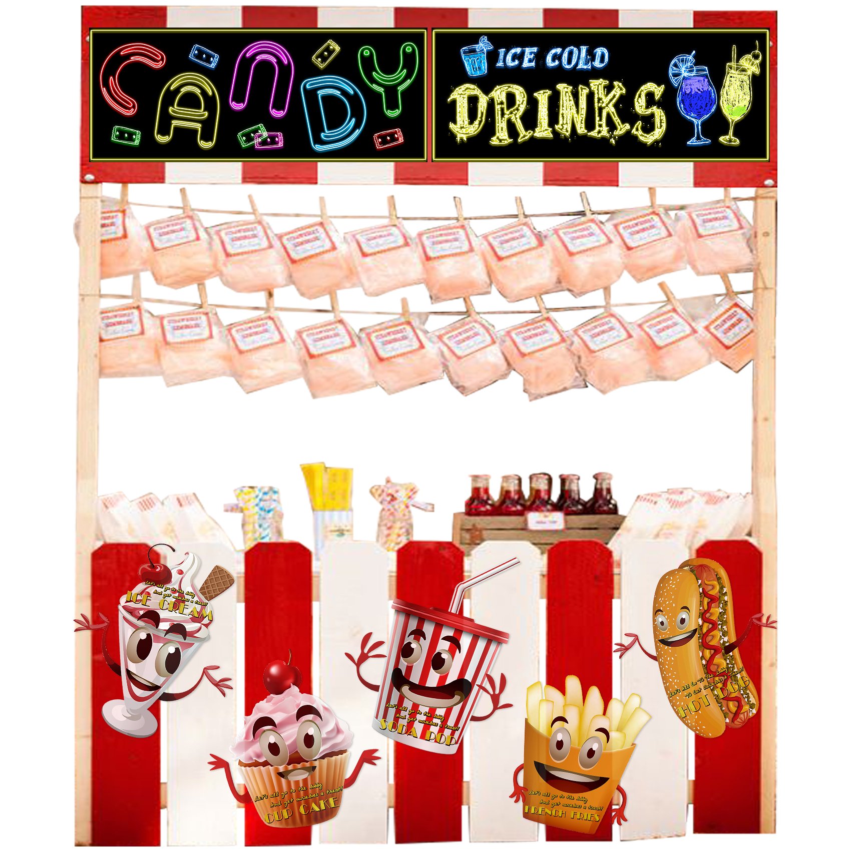 Musykrafties Cola Movie Night Large Prepasted Food Sign - 18