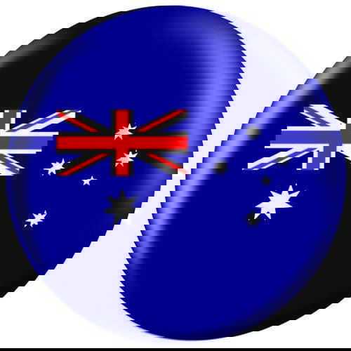 OnTheBallBowling Australian Flag Bowling Ball - Professional Tournament & League Bowling Equipment - Perfect for Bowling Enthusiasts & Gift Ideas