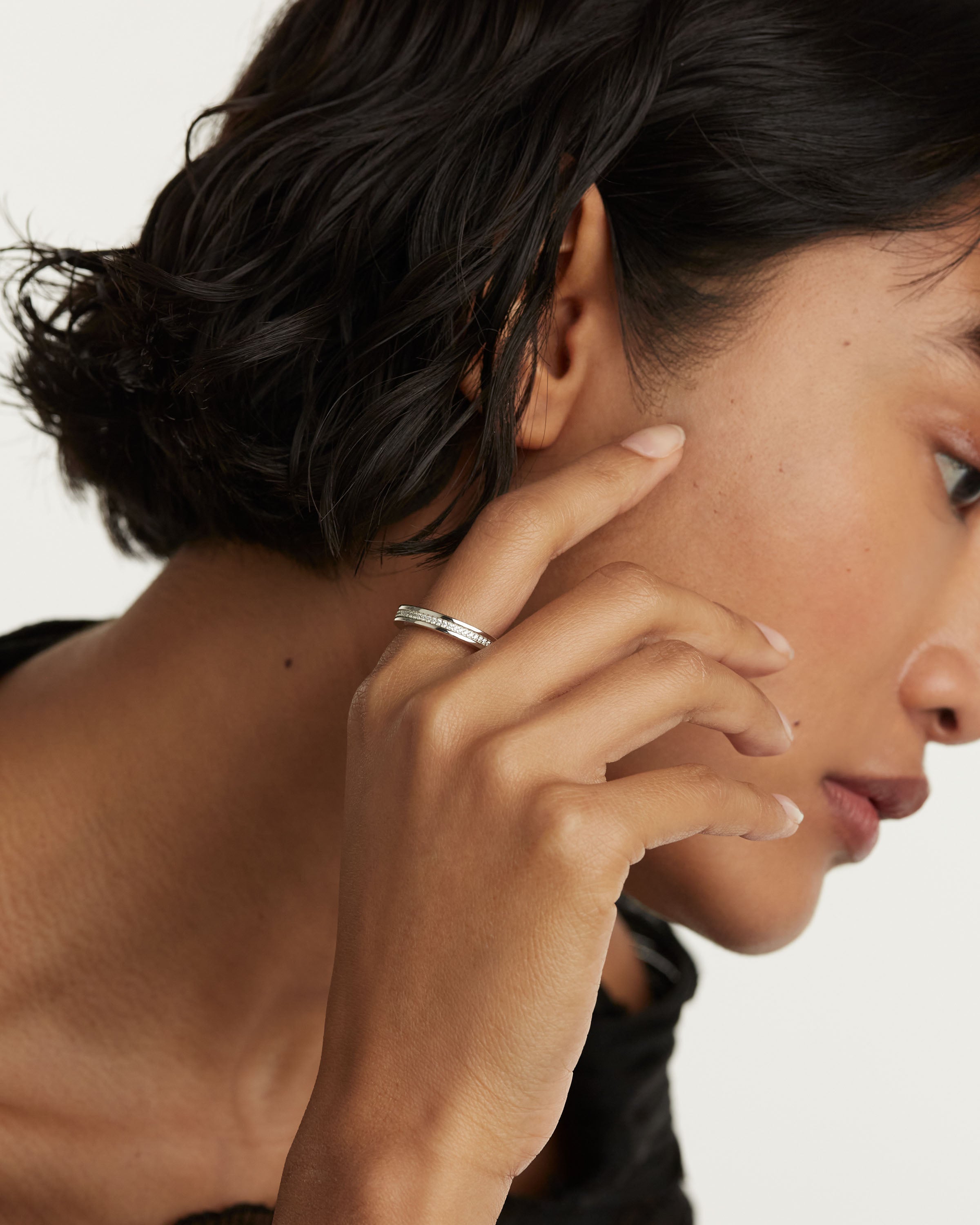 Infinity Silver Ring for Women - Elegant 925 Sterling Silver Jewelry Gift for Her - Perfect for Anniversaries, Weddings & Special Occasions