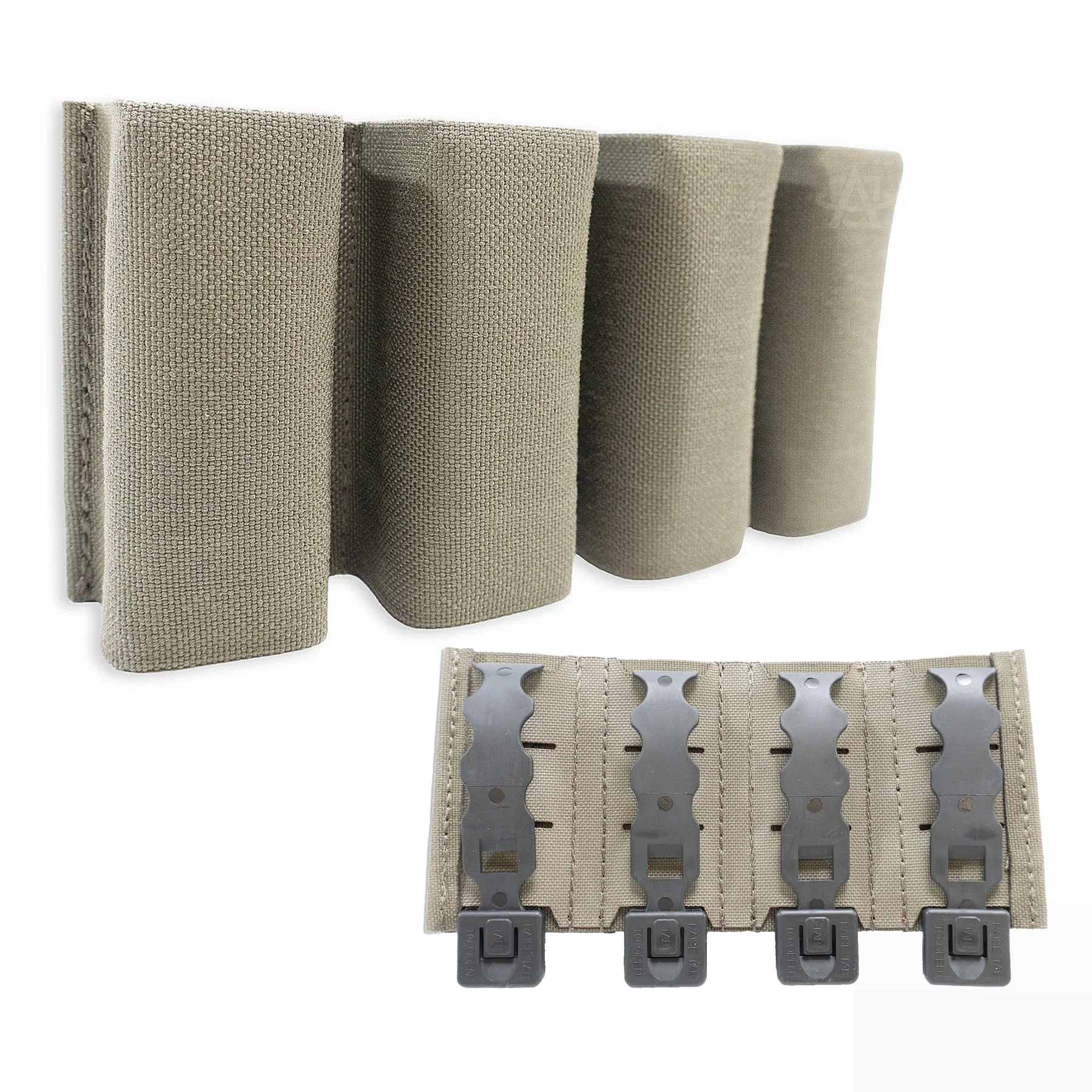 Esstac 1911 Quad Pistol GAP KYWI Magazine Pouch - 4 Malice Clips Included | High-Quality USA Made | Perfect for Tactical Training & Range Shooting