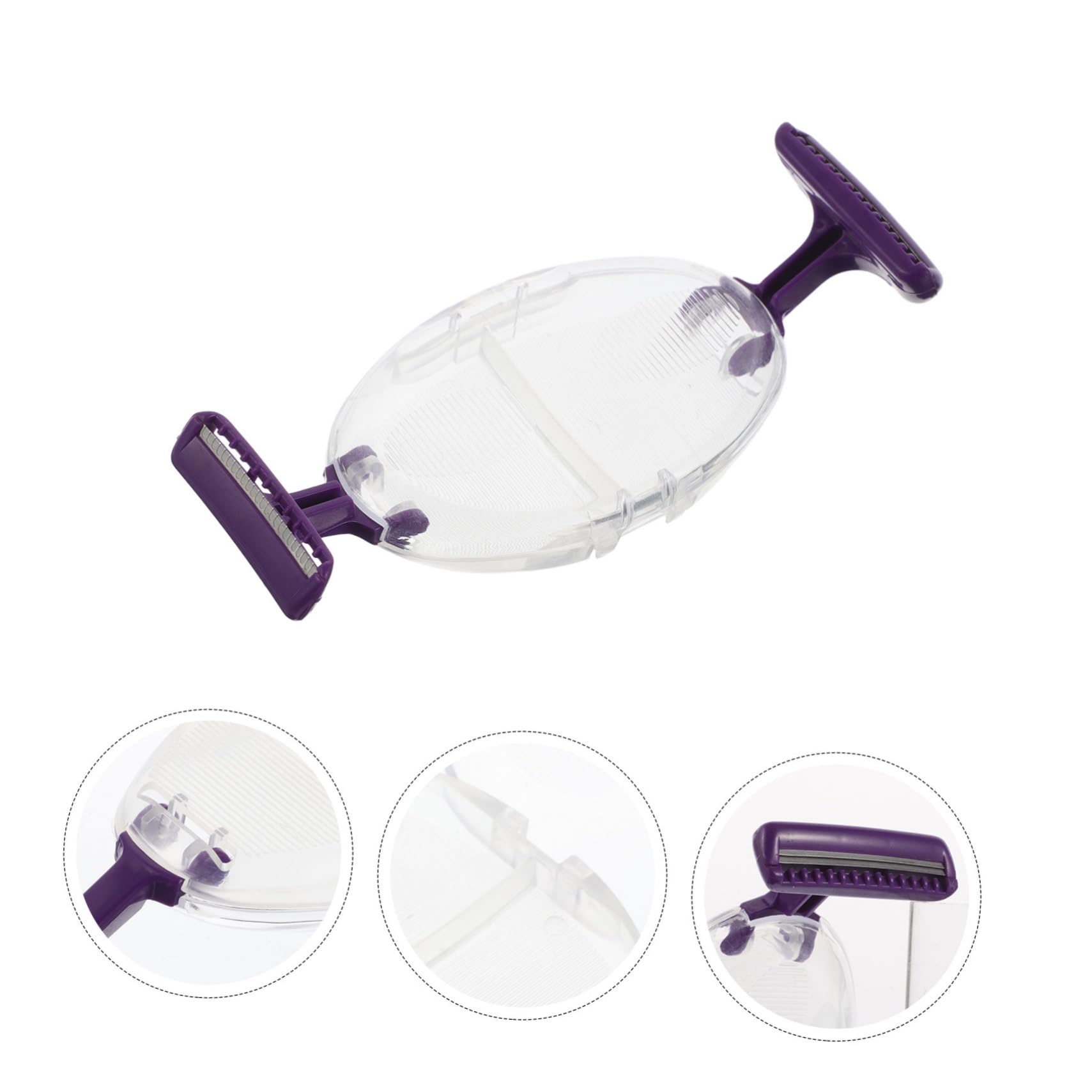 FOMIYES Women's Manual Hair Remover Epilator - Compact Body Hair Trimmer & Shaver Tool for Smooth Skin - Perfect for Travel, Bikini Line, Underarms & Legs