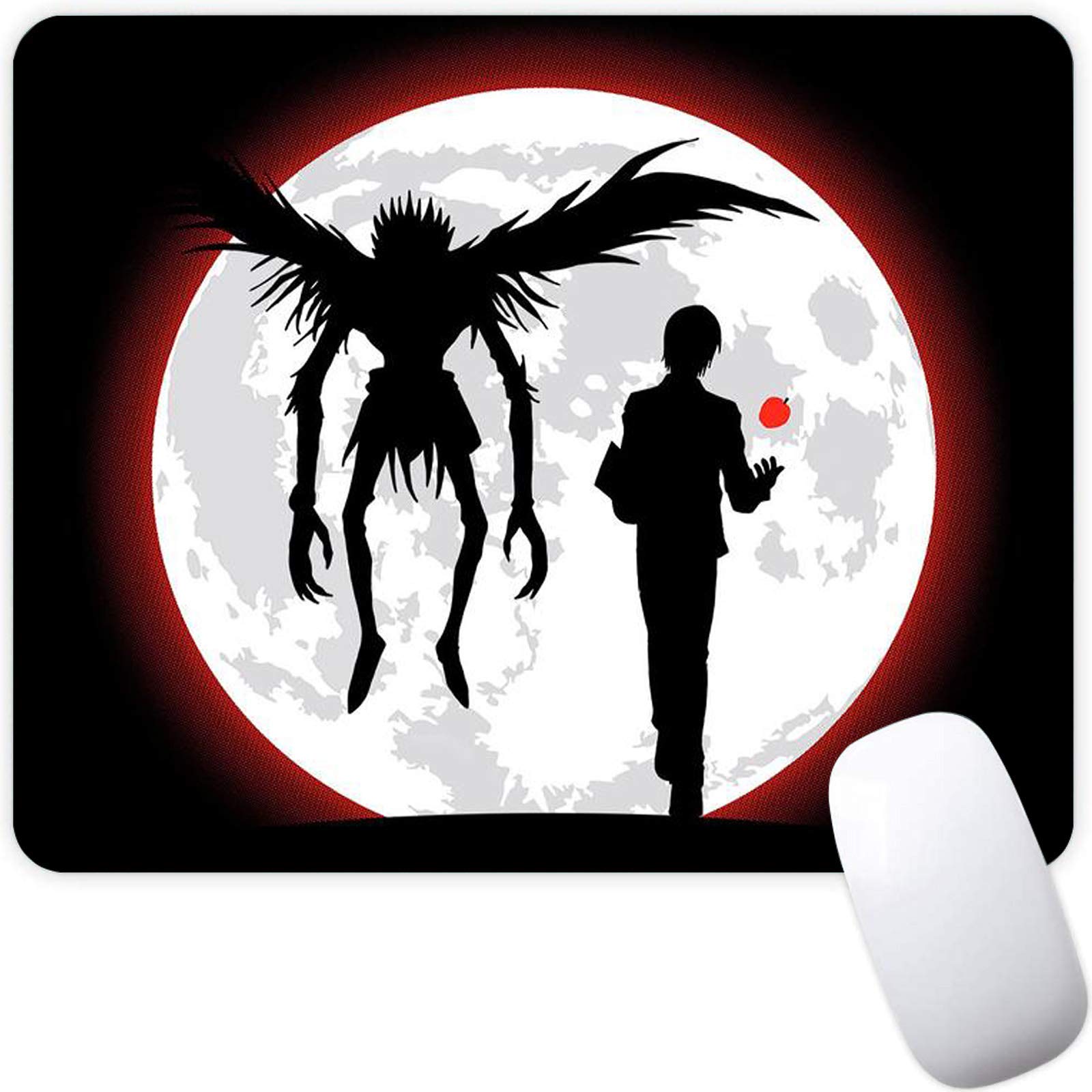Moon Death Man Pattern Gaming Mouse Pad - Non-Slip Rubber Desk Mat with Waterproof Surface for Laptop & Computer | Perfect for Gamers, Office Work & Home Use