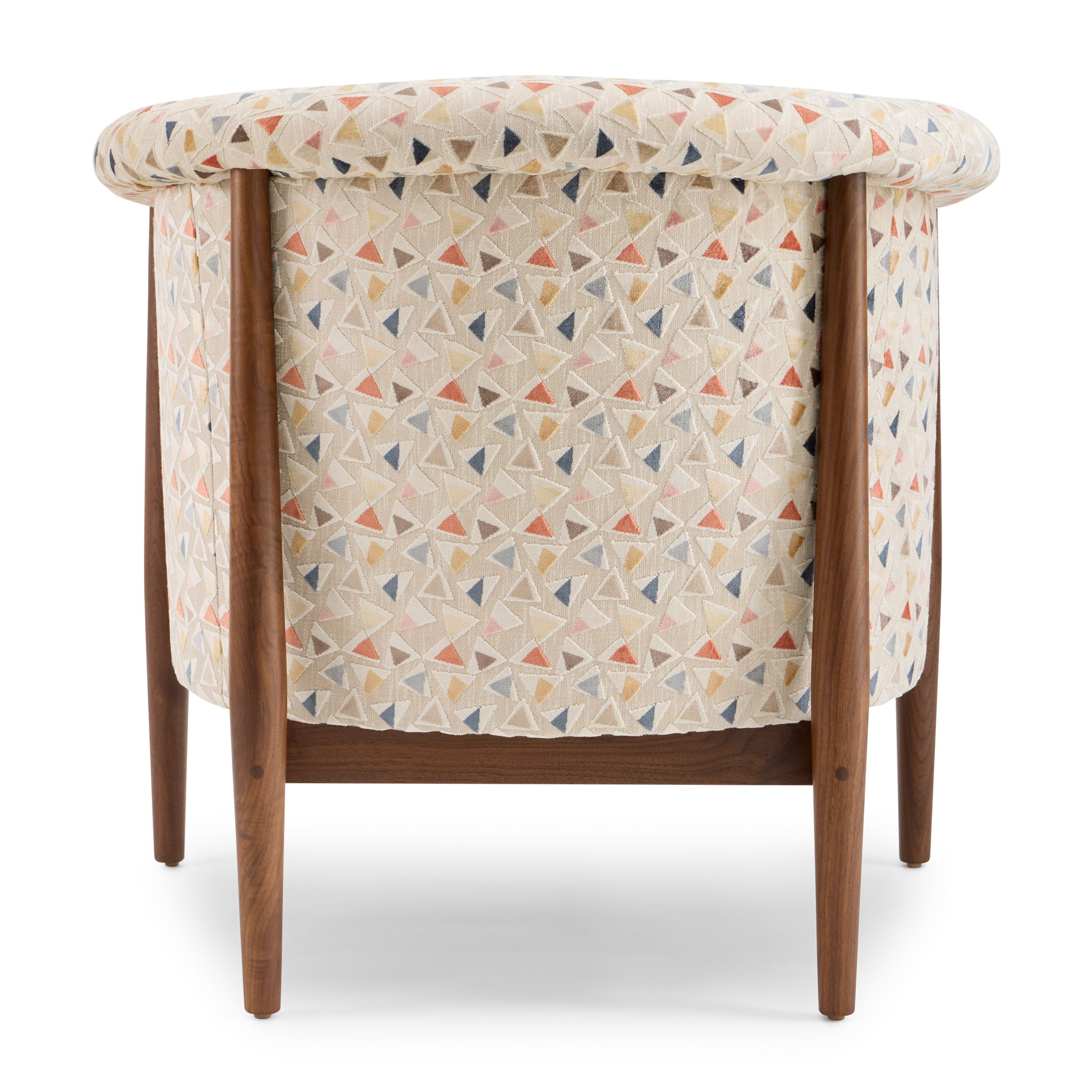 Walnut Grove Chair - Solid Wood Dining Chair with Upholstered Seat - Perfect for Kitchen, Dining Room & Home Office
