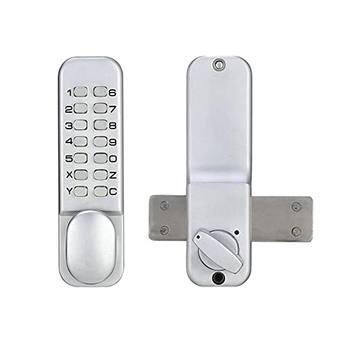 Waterproof Digital Keypad Door Lock - Keyless Entry Push Button Code Combination - Mechanical & Electronic Smart Lock for Home Security (Color: 01) - Perfect for Apartments, Offices & Vacation Homes
