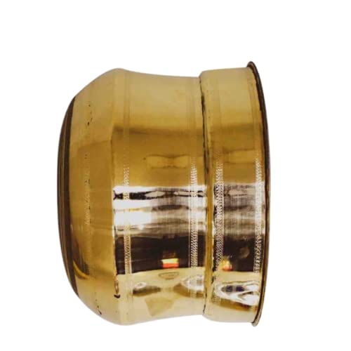 Premium Traditional Brass 9-Pit Idli Cooker | Authentic South Indian Brass Idli Steamer (Pithal Idli Pathram) | Heavy Duty Idli Pot for Healthy Cooking | Perfect for Home Kitchens & Indian Restaurants | Ideal for Breakfast & Traditional South Indian Meals