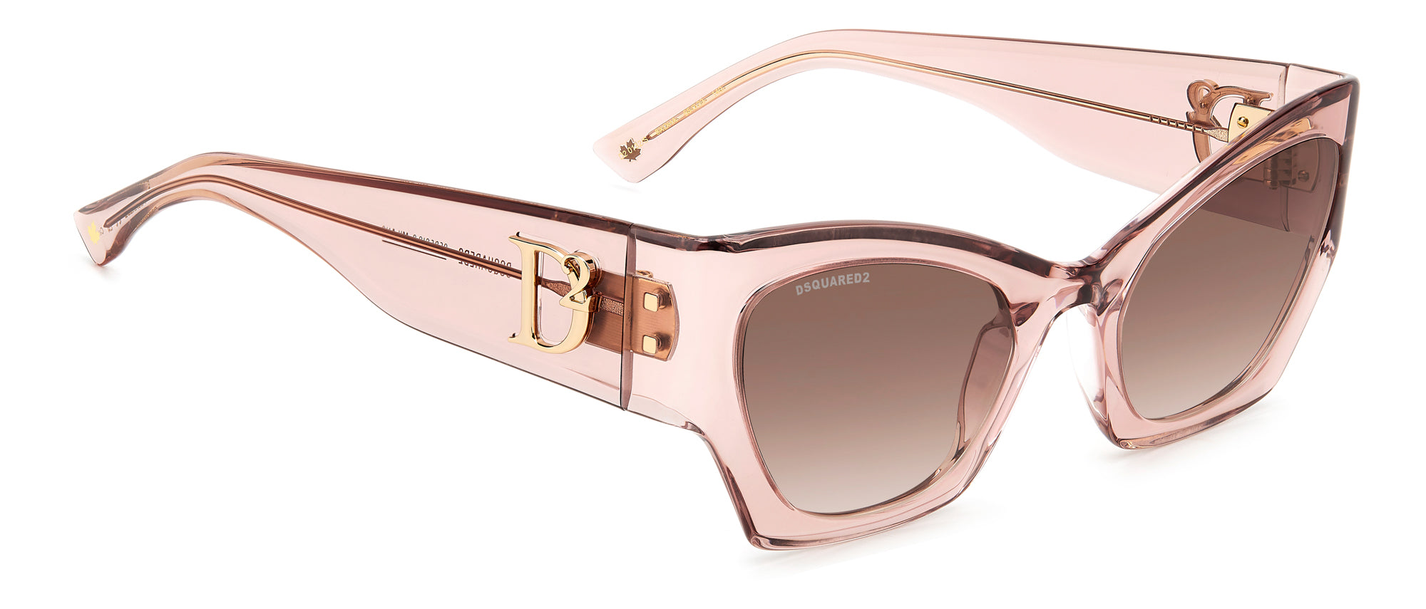 DSQUARED2 D2 0132/S Sunglasses - Polarized Aviator Style for Men & Women - Perfect for Driving, Beach & Outdoor Activities