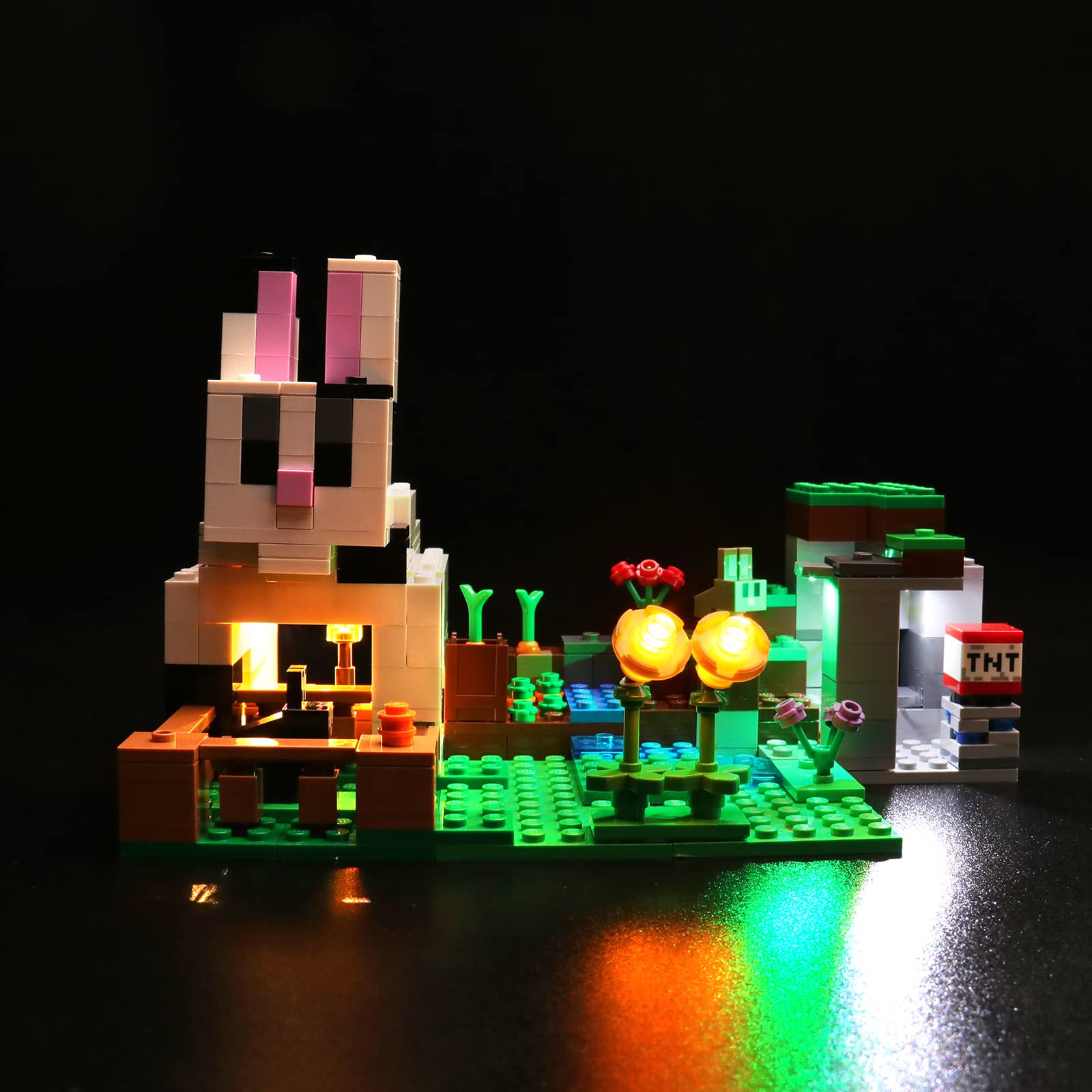 LMTIC LED Lighting Kit for Lego The Rabbit Ranch 21181 - Compatible with Lego 21181 Building Set (Lego Not Included) - DIY Illumination for Lego Displays & Nighttime Room Decor