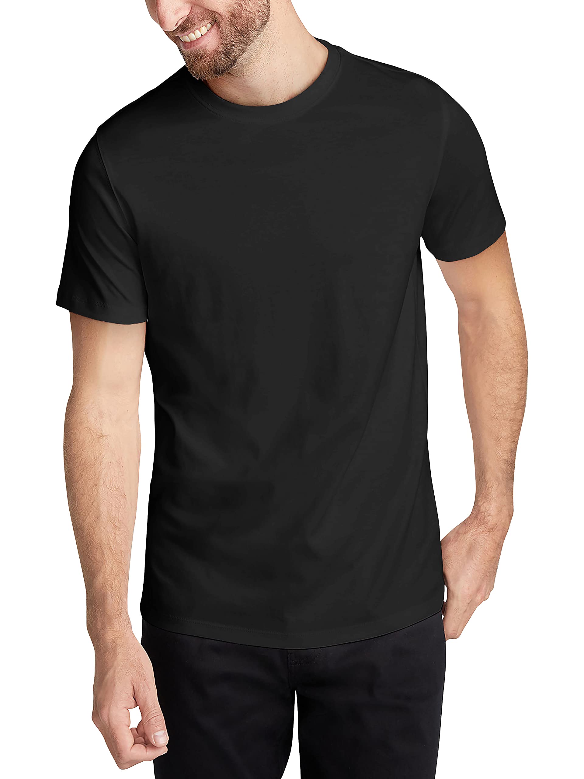 Men's Performance T-Shirts - Moisture Wicking Athletic Running Shirts, Short Sleeve Crewneck Sun Tee for Outdoor Sports & Gym Workouts