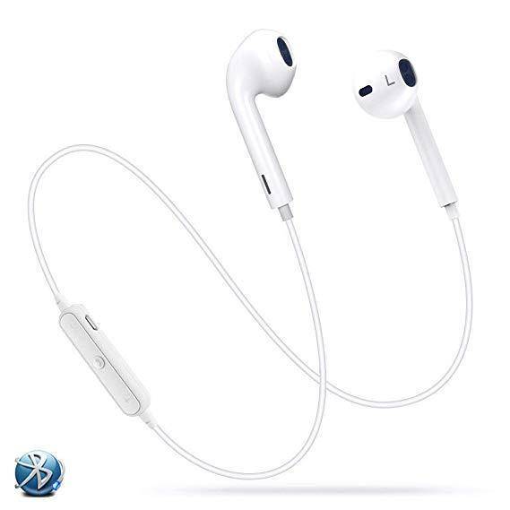 Wireless Sports Bluetooth Earbuds with Built-in Mic & Touch Control - Sweatproof Running Headphones for Gym, Workout & Outdoor Activities