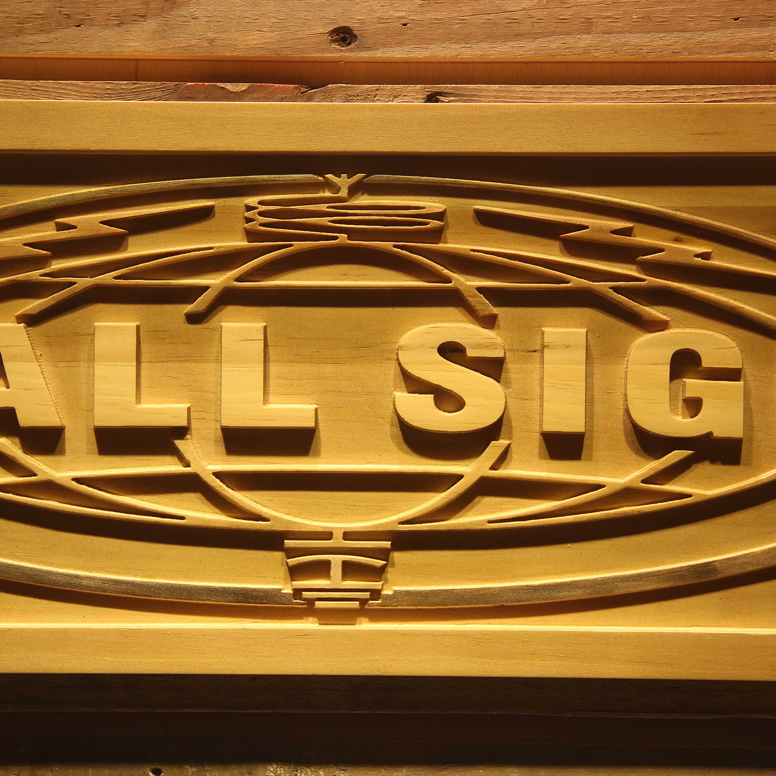 ADVPRO wpa0149 Personalized Call Sign Fletcher Radio Recording - Custom Engraved Wooden Sign 26.75 x 10.75 - Perfect for Ham Radio Operators, Home Office Decor & Man Cave Wall Art
