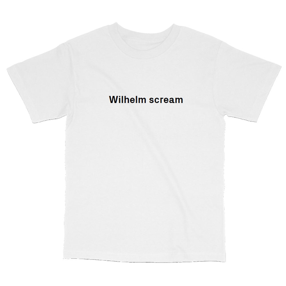 ACMI: Wilhelm Scream T-Shirt - Funny Movie Fan Tee for Men & Women - Perfect for Halloween, Cosplay & Pop Culture Events