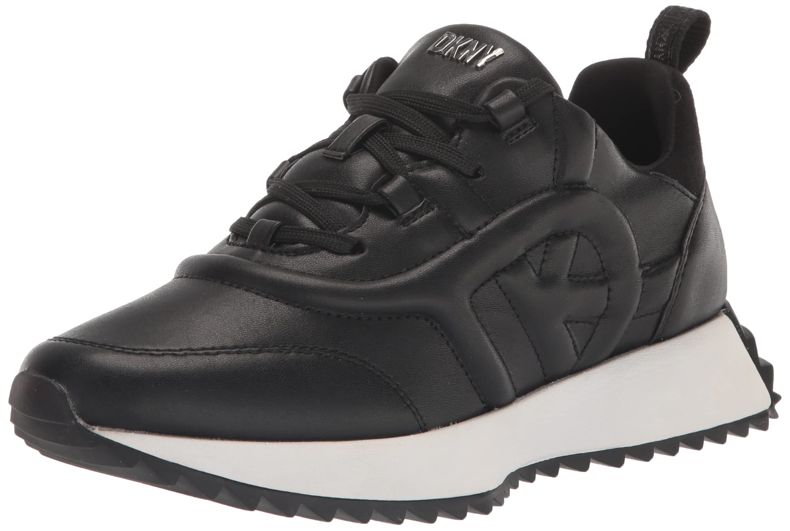 DKNY Women's Nix Lace Up Sneakers - Fashionable Comfortable Walking Shoes for Women | Perfect for Casual Outfits, Work & Travel