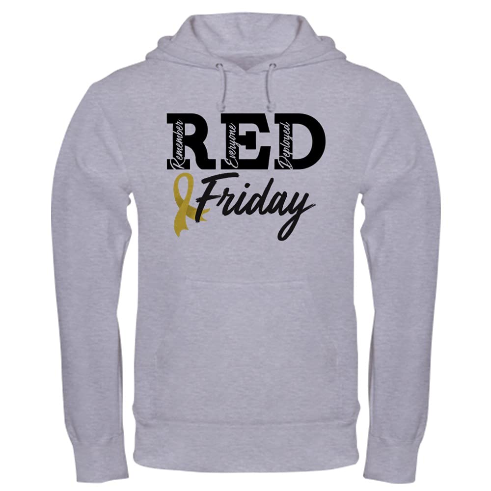 Army RED Friday Hooded Sweatshirt - Military Apparel for Men & Women - Cozy Pullover Hoodie for Casual Wear & Military Support