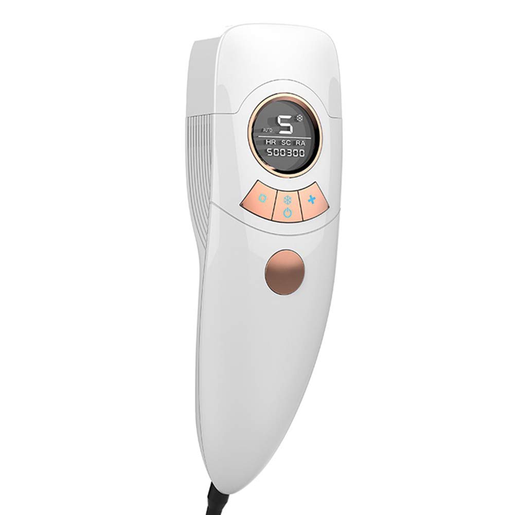 Professional IPL Hair Removal Device for Women & Men - Permanent Hair Reduction at Home - Painless Bikini & Body Hair Trimmer with LCD Display - Perfect for Legs, Underarms, Face & Sensitive Areas