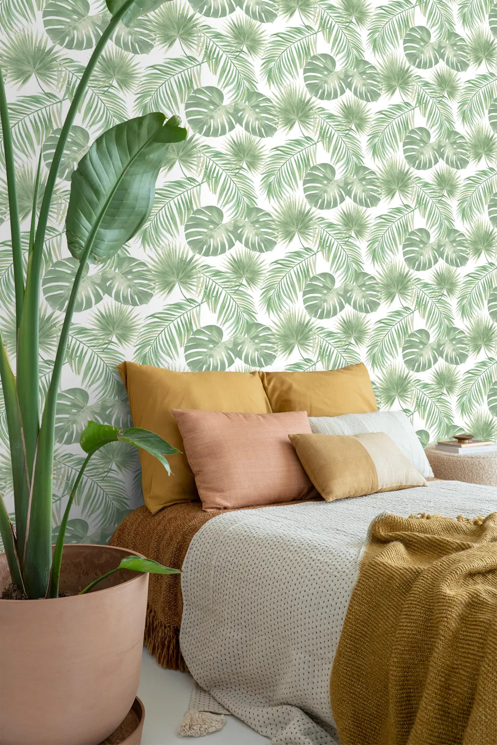 Jungle Fever Verdant Veil - Exotic Tropical Leaf Print Scarf for Women | Perfect for Beach Vacations, Summer Outfits & Boho Fashion Accessories