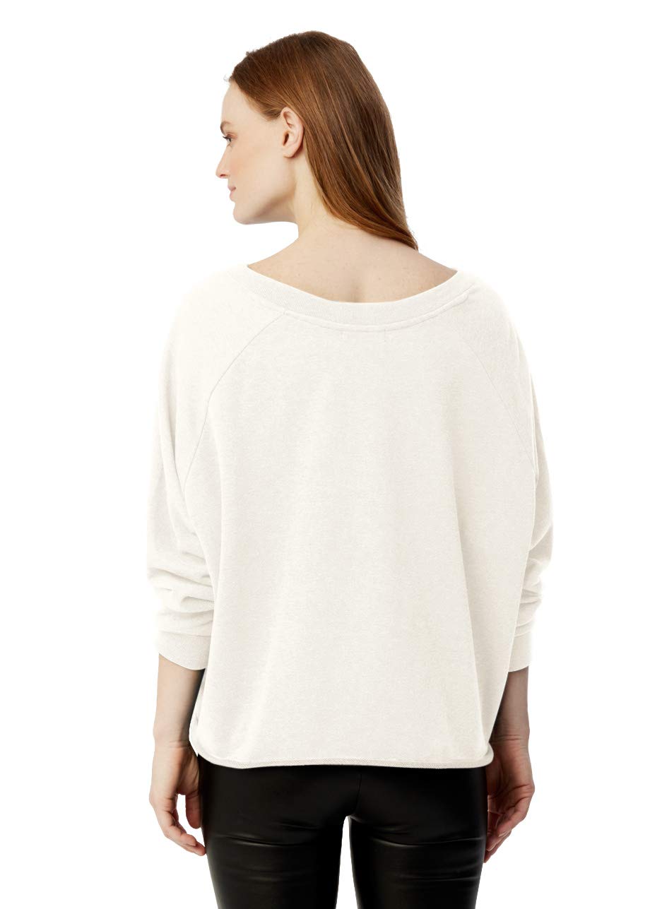 525 America Women's French Terry Tie Front Oversized Sweatshirt | Cozy Casual Pullover | Perfect for Lounge Wear, Weekend Outings & Fall Layering