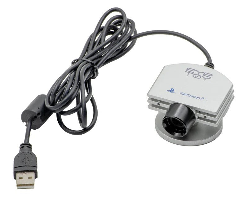 PlayStation 2 EyeToy Camera - Silver Webcam for PS2 Gaming | Motion Control & Interactive Fun | Perfect for Family Game Nights & Retro Gaming Parties