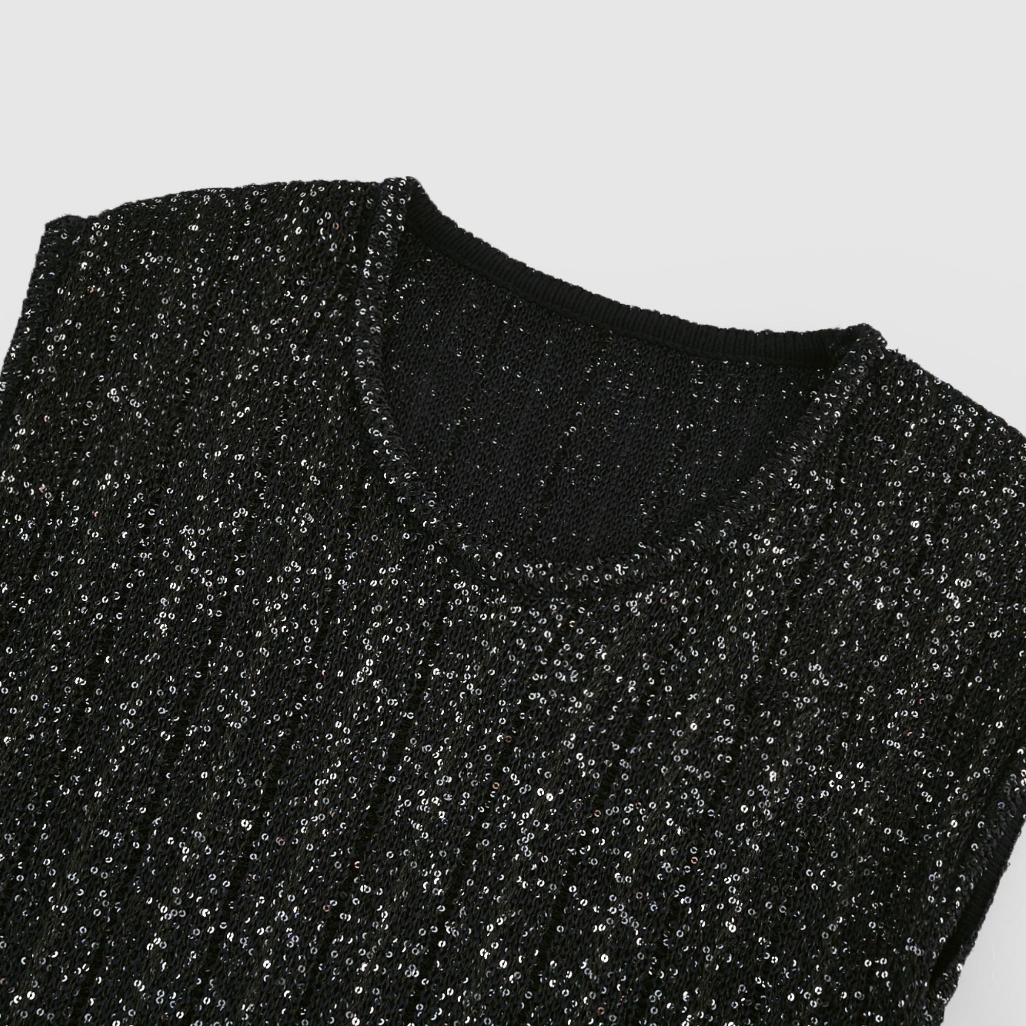 Cordelia Sequin Embellished Tiered Mini Dress - Elegant Party & Evening Wear for Women | Perfect for Cocktail Parties, Weddings & Night Out