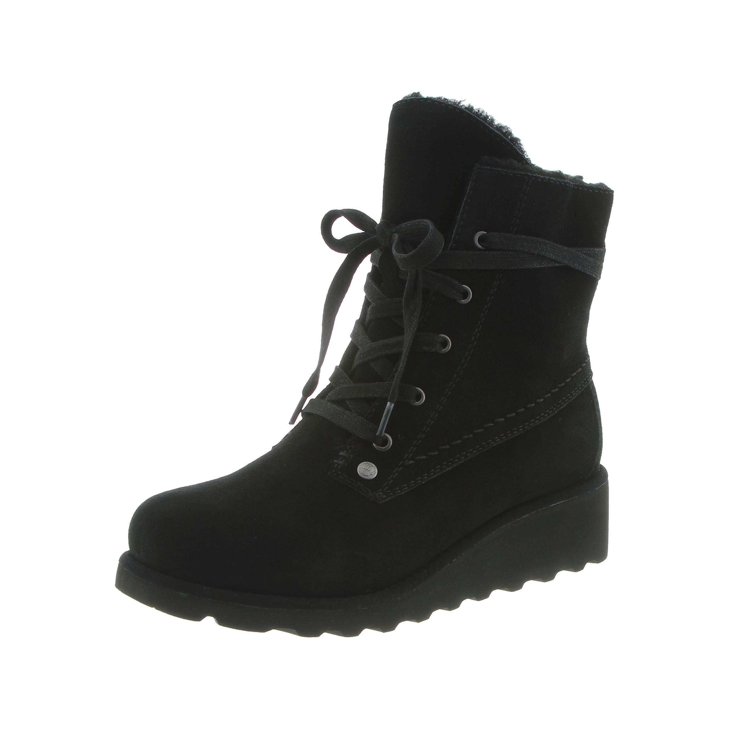 BEARPAW Women's Krista Slip-On Winter Boots - Classic Suede, Multiple Colors | Ultra Comfortable & Warm | Perfect for Snow Days, Casual Outings & Cozy Indoor Wear