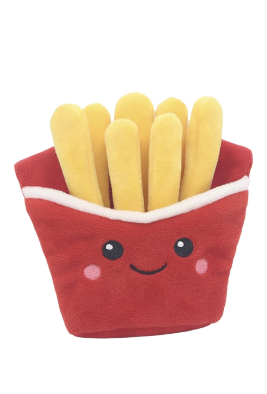 Squeaky Plush Dog Toy - French Fries Design, Fun Chew Toy for Small & Large Dogs - Perfect for Playtime, Training & Stress Relief