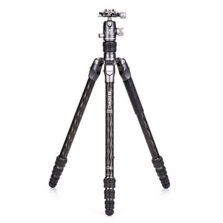 Benro Rhino Carbon Fiber One Series Tripod/Monopod with VX20 Ballhead - 4-Section Twist Lock Legs, Lightweight Travel Tripod for DSLR Cameras | Perfect for Outdoor Photography, Hiking & Travel Adventures