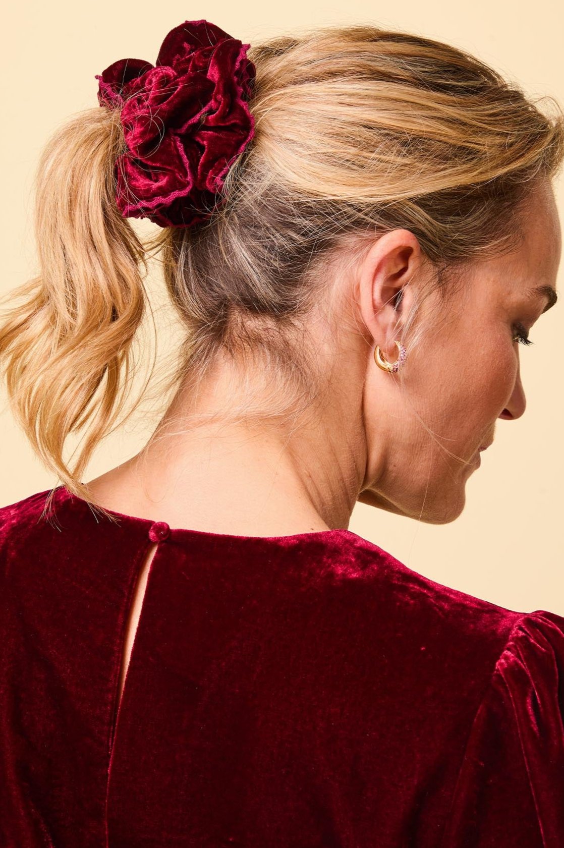 Spark Huggie Earrings with Genuine Ruby Stones - Dainty Gold Hoop Earrings for Women | Perfect for Everyday Wear, Date Nights & Special Occasions