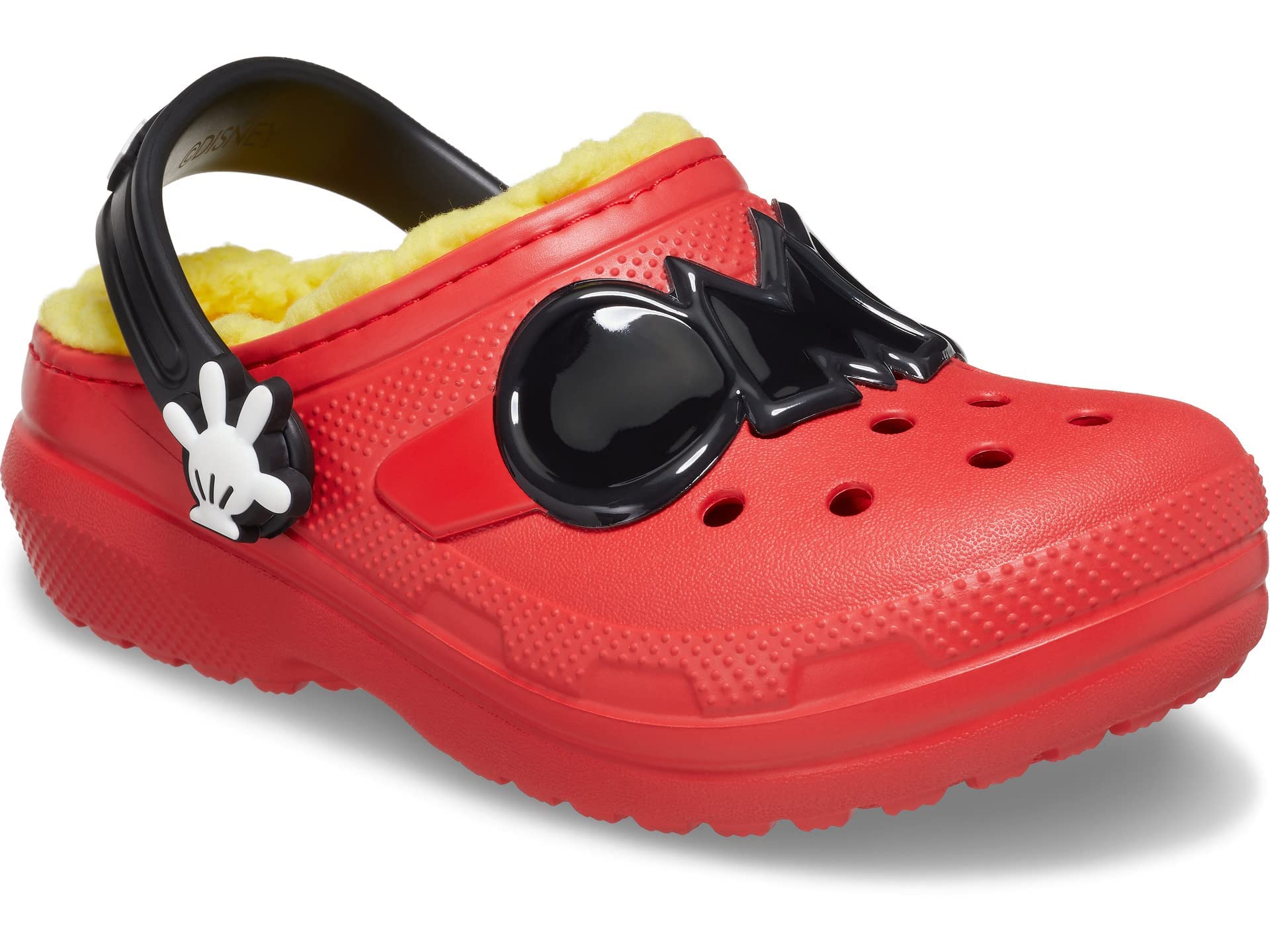 Crocs Unisex-Child Classic Lined Disney Clogs | Mickey & Minnie Mouse Shoes & Slippers | Warm Winter Indoor/Outdoor Kids Footwear for School & Play