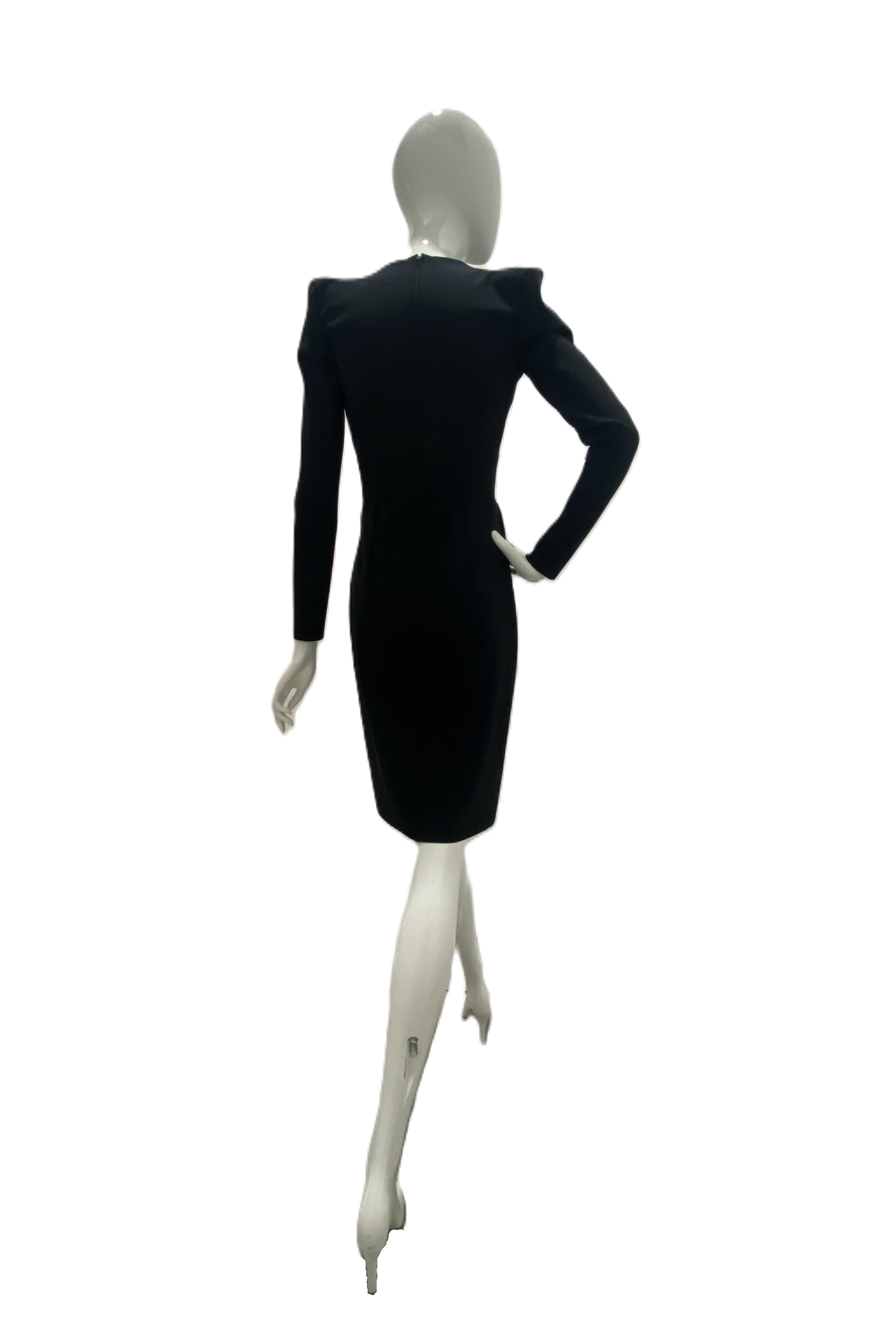 Greta Constantine Trixhen Sharp Shoulder Fitted Dress for Women | Elegant Bodycon Cocktail Party Dress | Perfect for Evening Events, Weddings & Night Out