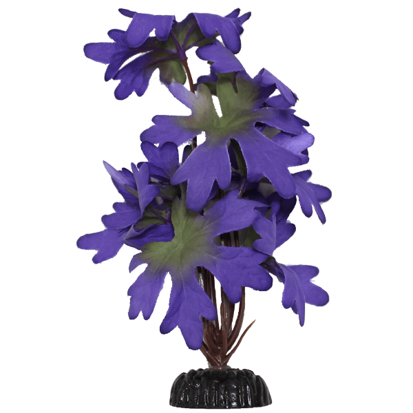 8 Pack Purple Silk Aquarium Plants - Realistic Fish Tank Decorations for Betta, Goldfish & Tropical Fish - Safe Artificial Underwater Plants for Home & Office Aquariums