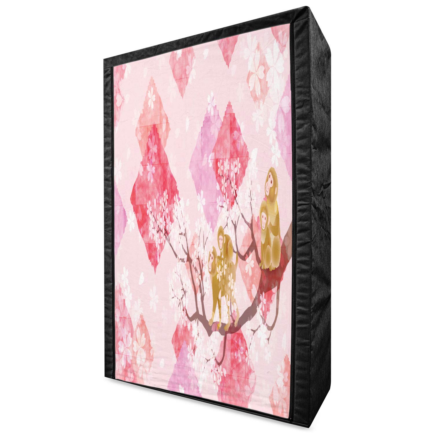 Ambesonne Floral Portable Fabric Wardrobe - 42.5