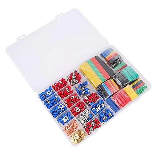 Electrical Wire Connectors Kit - 678Pcs Crimp Terminals & Heat Shrink Tubes for DIY Electrical Projects
