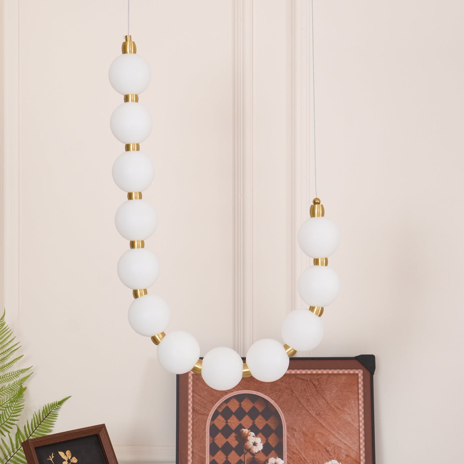 Elegant Acrylic Pearl Chandelier Necklace for Women - Fashion Statement Jewelry for Parties, Weddings & Evening Events