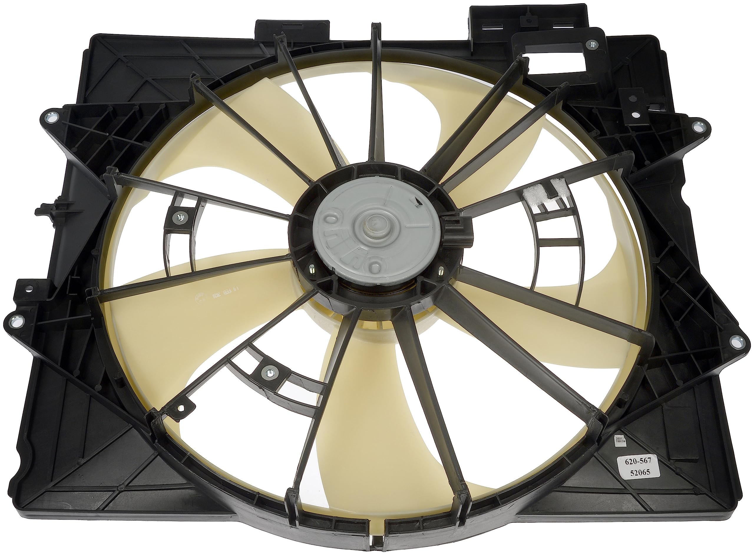 Dorman 620-567 Engine Cooling Fan Assembly Replacement for Cadillac CTS, SRX, ATS - Perfect for Overheating Prevention & Summer Driving