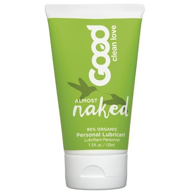 Good Clean Love Almost Naked Personal Lubricant 1.5oz - Organic Water-Based Lube for Intimate Comfort | Hypoallergenic & pH Balanced | Perfect for Sensitive Skin & Couples Use