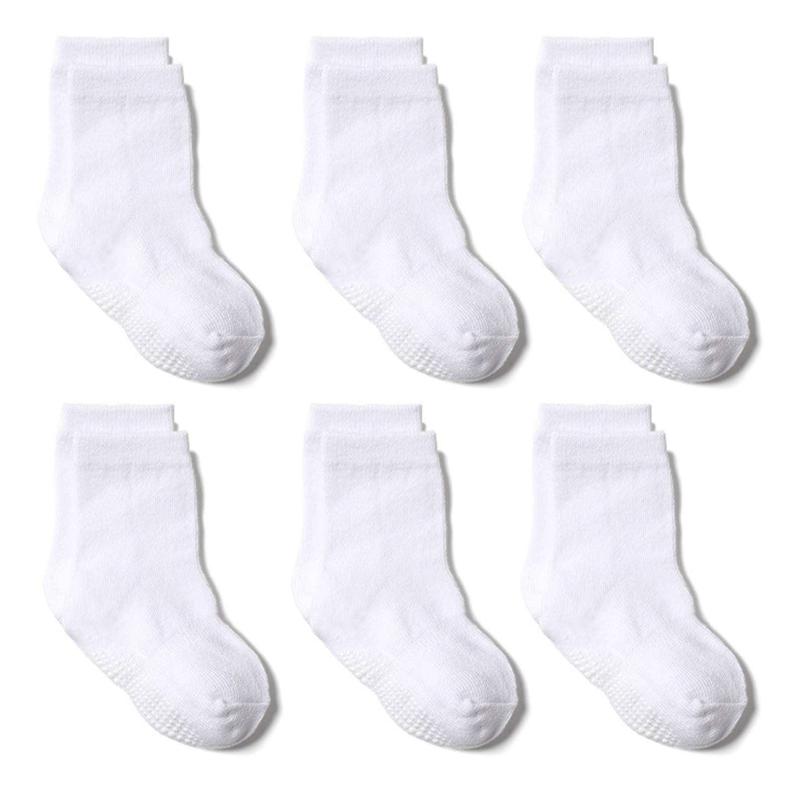 5 Pairs Non-Slip Baby Socks for Toddlers - Soft Winter Socks Set for Girls & Boys | Cute & Elegant Design for Playtime, Daycare & Home Wear