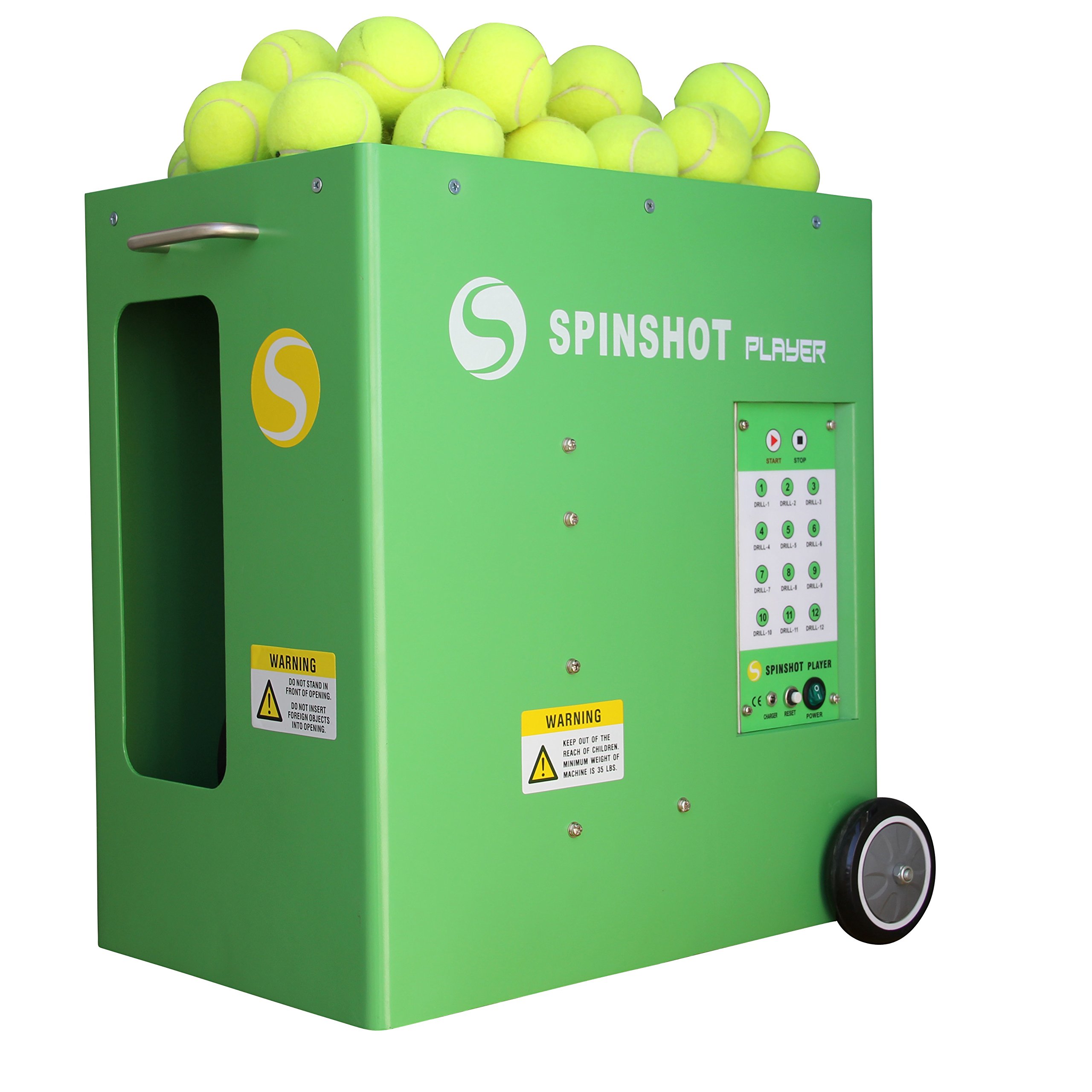 Spinshot-Player Tennis Ball Machine - Best Selling Tennis Trainer for Practice & Drills | Perfect for Backyard, Club & Coaching Sessions