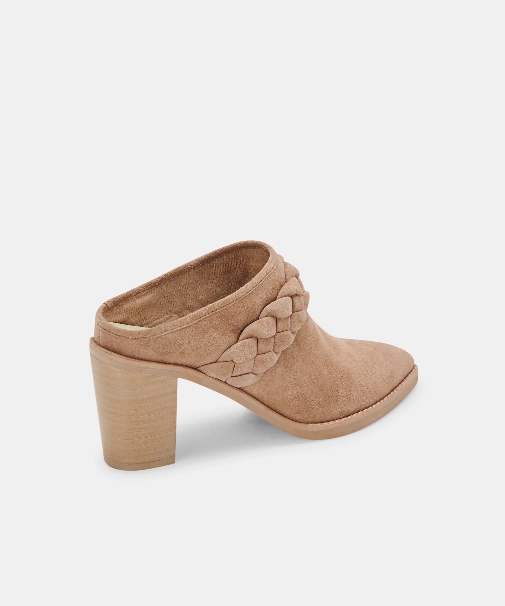 SERLA Women's Mules Shoes - Soft Suede Slip-On Loafers with Truffle Color for Comfort & Style | Perfect for Casual Outings, Office Wear & Everyday Errands