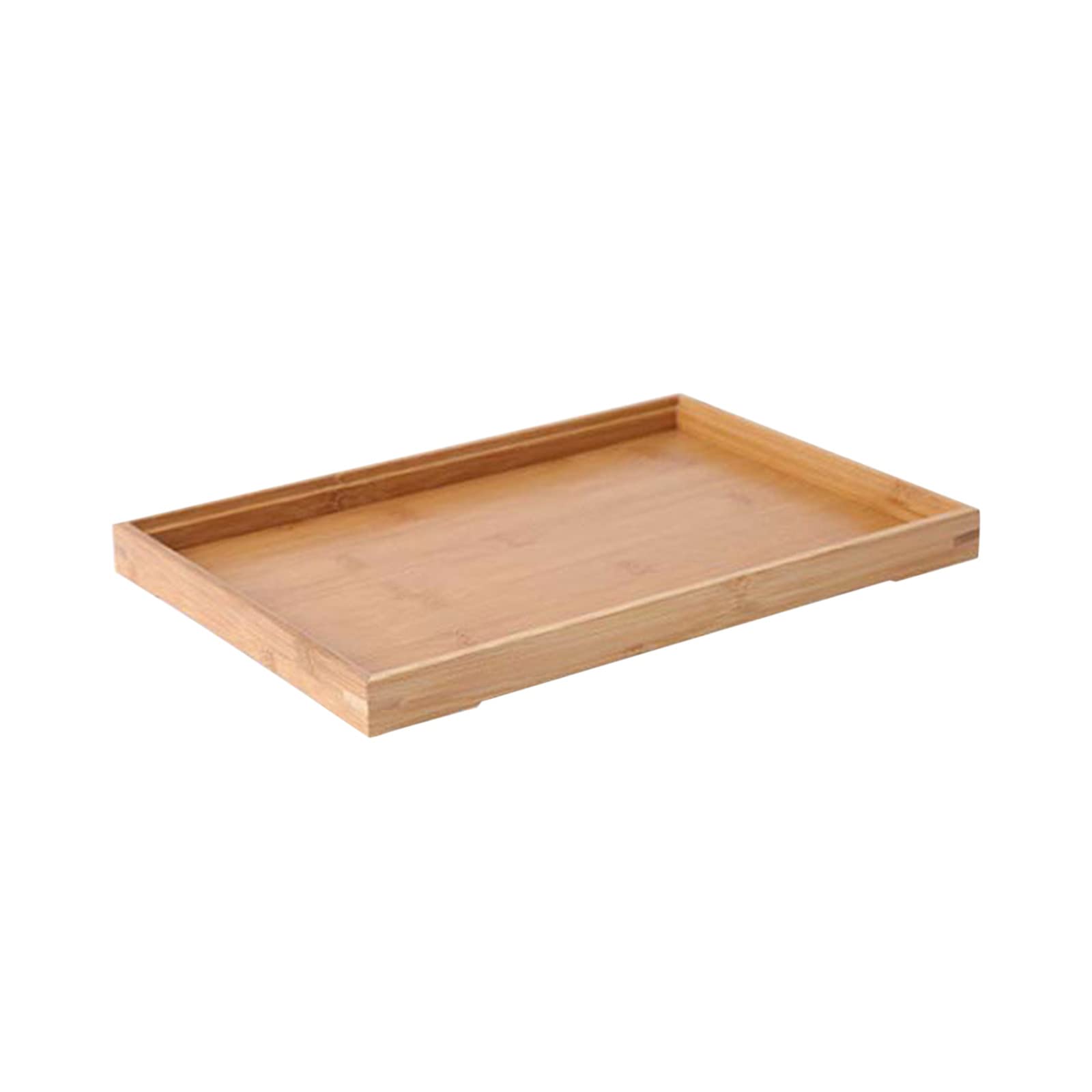 Bamboo Serving Tray for Tea Cups, Bread, and BBQ - Wooden Hotel & Restaurant Tray - Perfect for Dining, Entertaining, and Kitchen Use