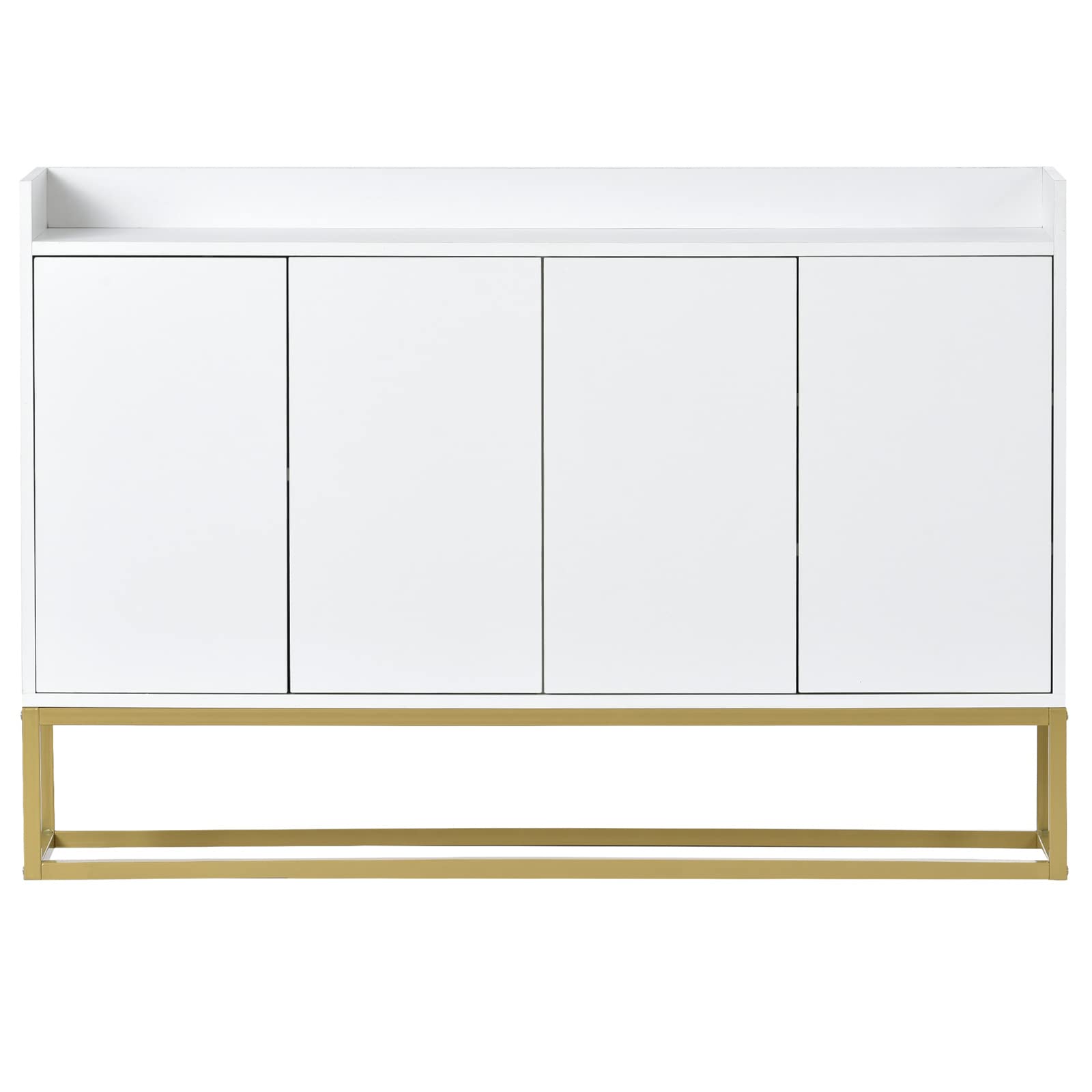 Modern Sideboard Buffet Cabinet - Elegant White Storage Furniture for Dining Room & Entryway | Large Capacity, Stylish Home Decor for Entertaining & Organization